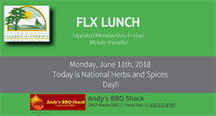 Desktop Screenshot of flxlunch.com